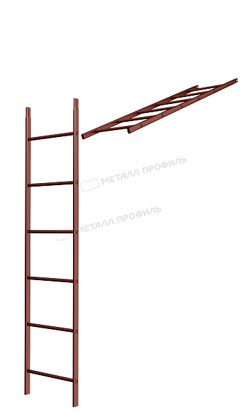Лестница кровельная стеновая дл. 1860 мм без кронштейнов (3011) ― где приобрести в Белгороде? У нас!
