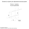 Планка J-профиль 24х18х2000 (ECOSTEEL_T-01-Сосна-0.5) продажа в Белгороде, по стоимости 695 ₽.